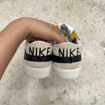 1026CS153 - NIKE BLAZER LOW JUMBO WHITE BLACK - 41