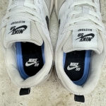 1026CS157 - NIKE ALLEYOOP GREY WHITE - 43