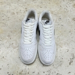 1026CS159 - NIKE COURT VISION WHITE BLACK - 44.5