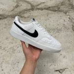 1026CS159 - NIKE COURT VISION WHITE BLACK - 44.5