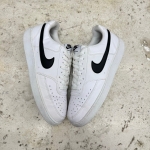 1026CS159 - NIKE COURT VISION WHITE BLACK - 44.5