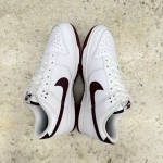 1026DU15 - NIKE DUNK LOW WHITE NIGHT MAROON FB - 42.5