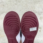 1026DU15 - NIKE DUNK LOW WHITE NIGHT MAROON FB - 42.5