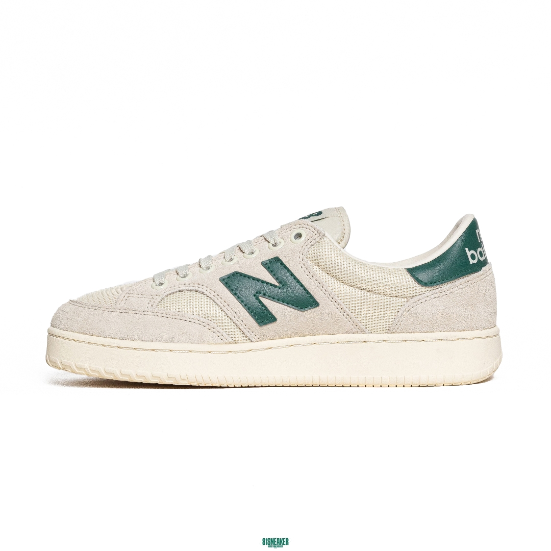 New Balance Pro Court Beige Green 81 Sneaker 0988585794 New 100%