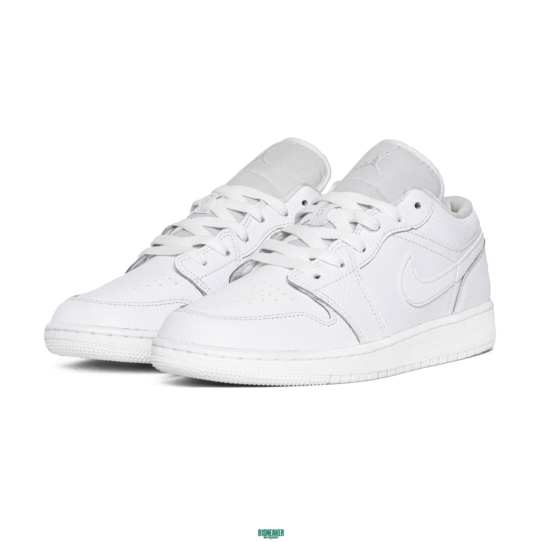 Nike Air Jordan 1 Low Alll White GS 553560 130
