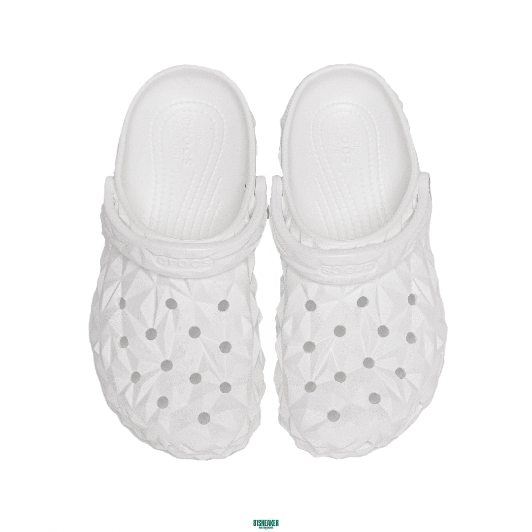 Dép Crocs Geometric Clog White