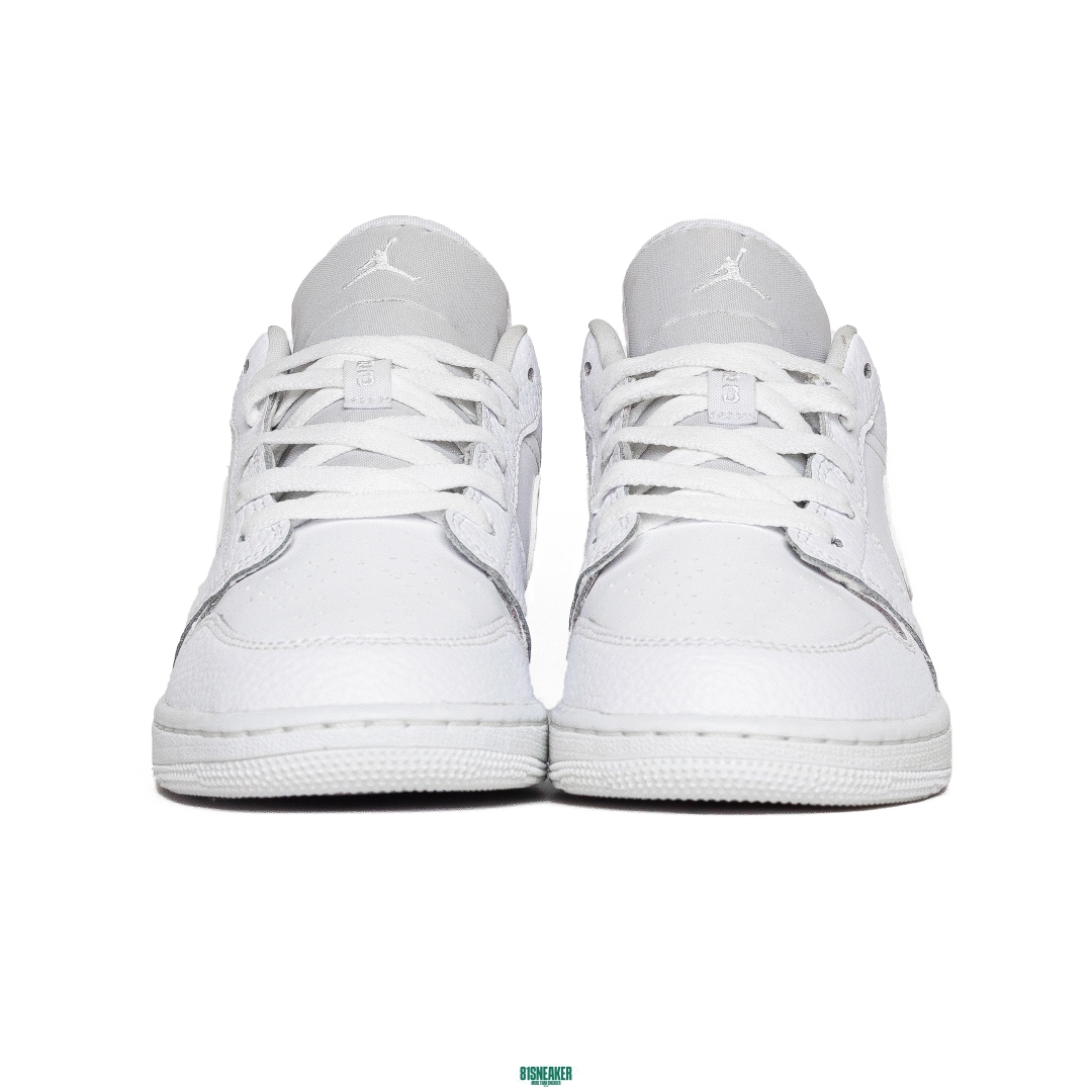 Nike Air Jordan 1 Low Alll White GS 553560 130
