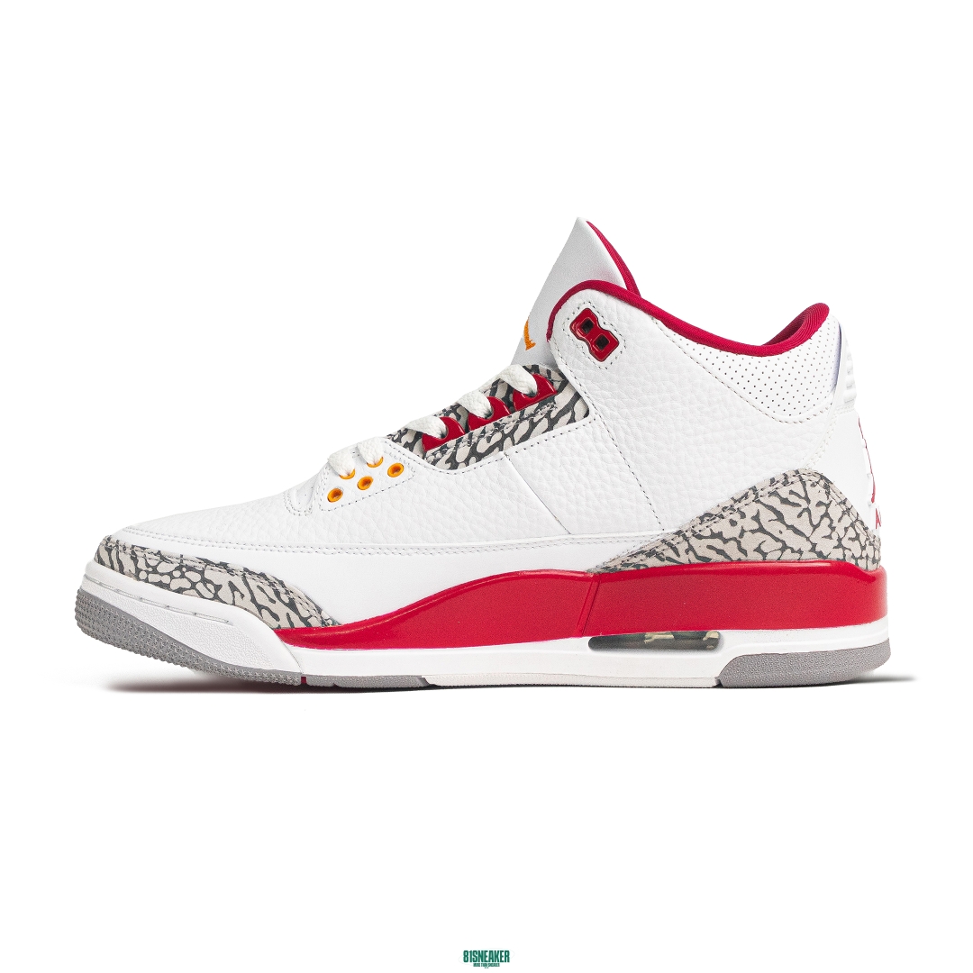 Nike Air Jordan 3 Retro Cardinal Red - 398614-126