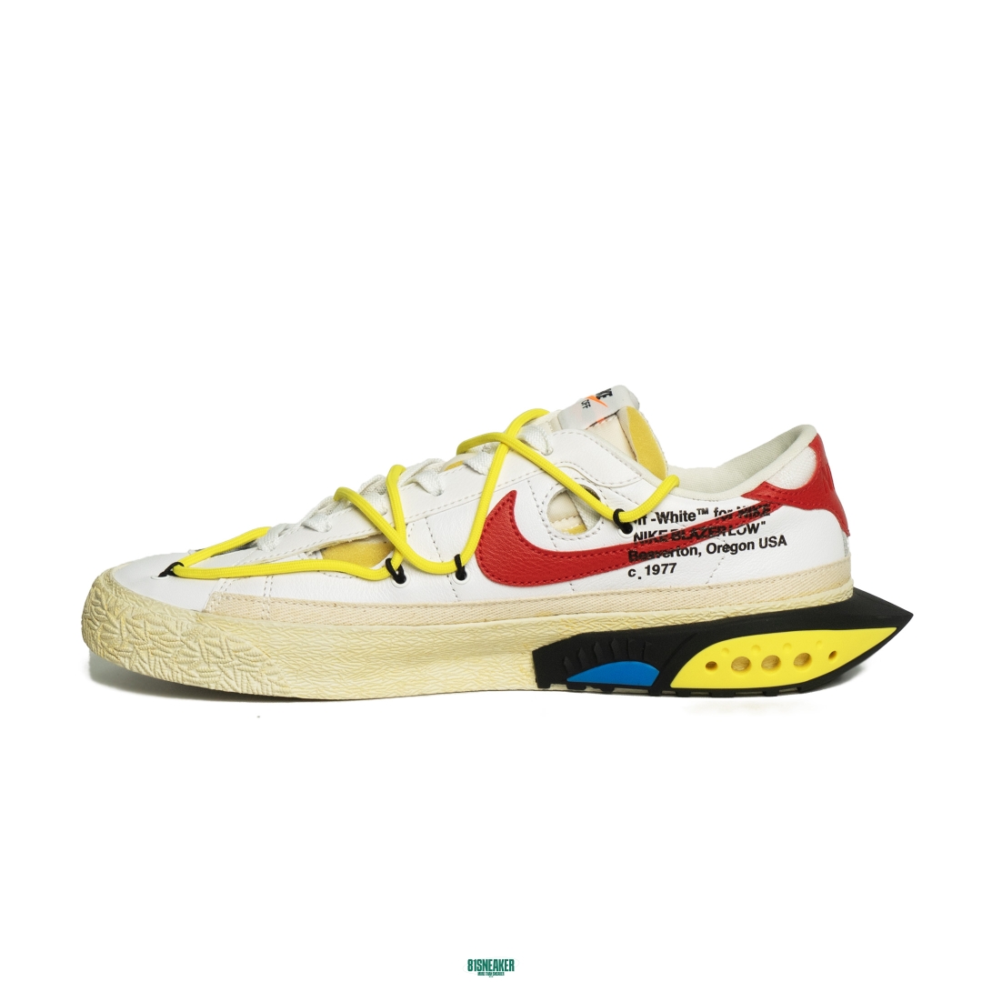 Nike Off White x Blazer Low White University Red DH7863-100