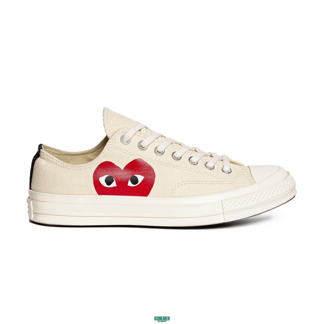 Converse CDG x Chuck 70 Ox Play Cream 150207C