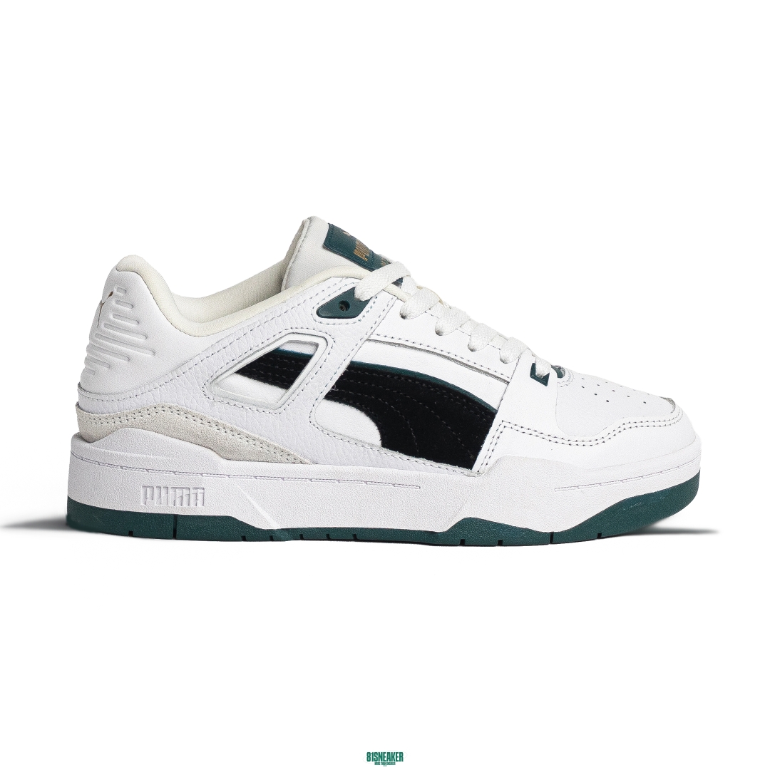 Puma Slipstream Lo Suede White Varsity Green 388634-03