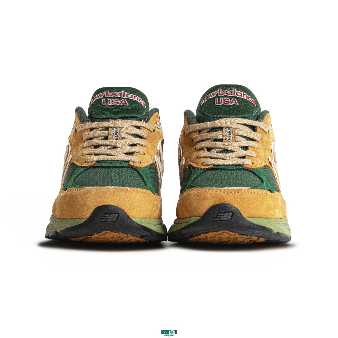 New Balance 990v3 MiUSA Teddy Santis Tan Green M990WG3