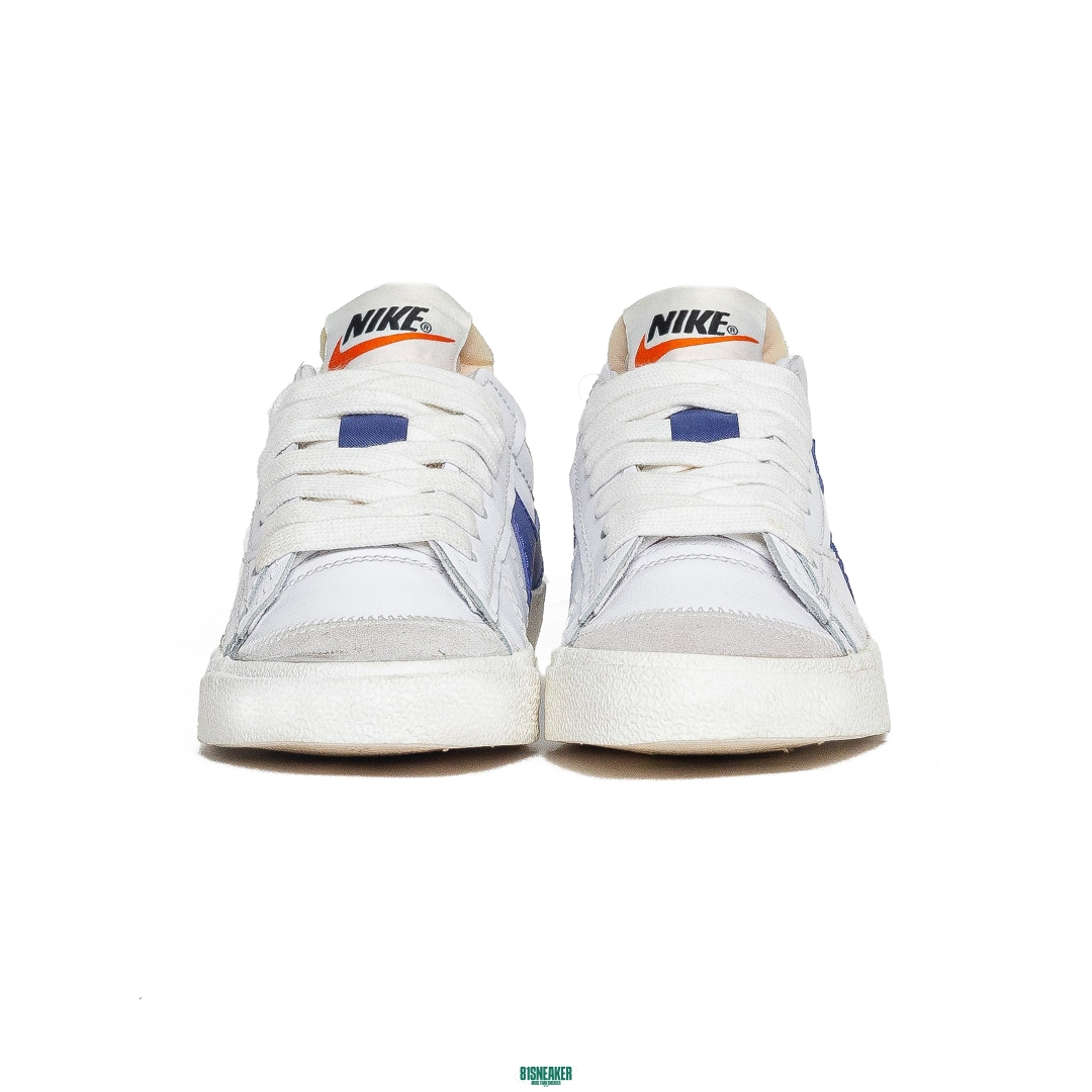 Nike Blazer Jumbo  Low 77 White Old Royal- DQ8768-100