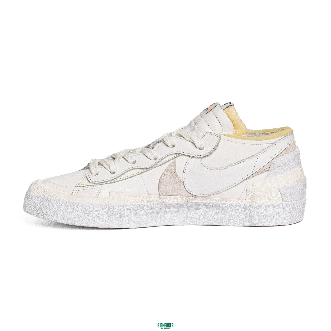 Nike Blazer Low x Sacai White Patent Leather DM6443-100