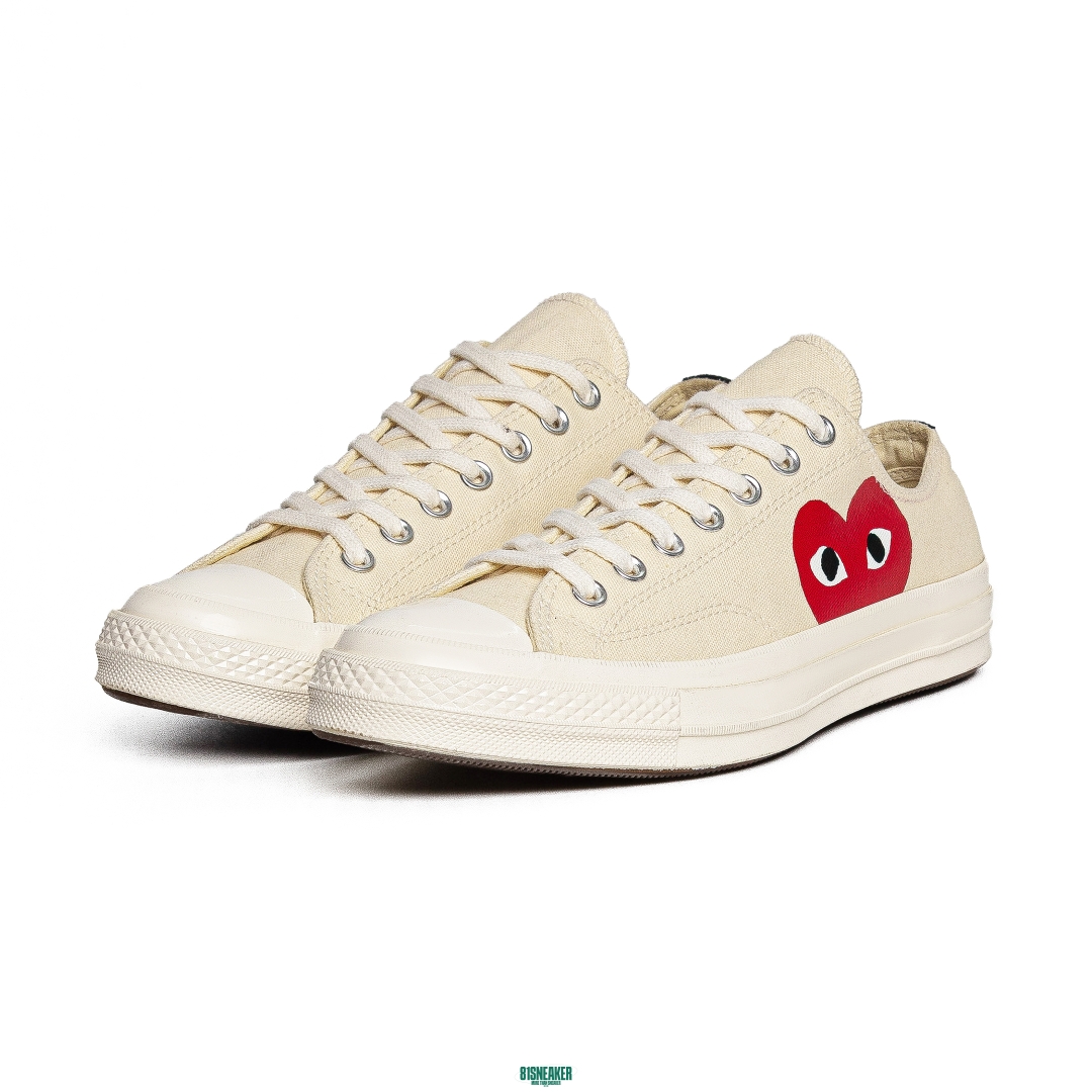 Converse CDG x Chuck 70 Ox Play Cream 150207C