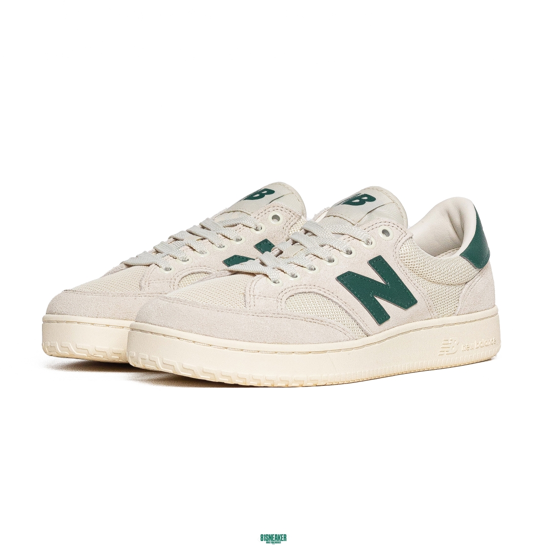 New Balance Pro Court Beige Green 81 Sneaker 0988585794 New 100%