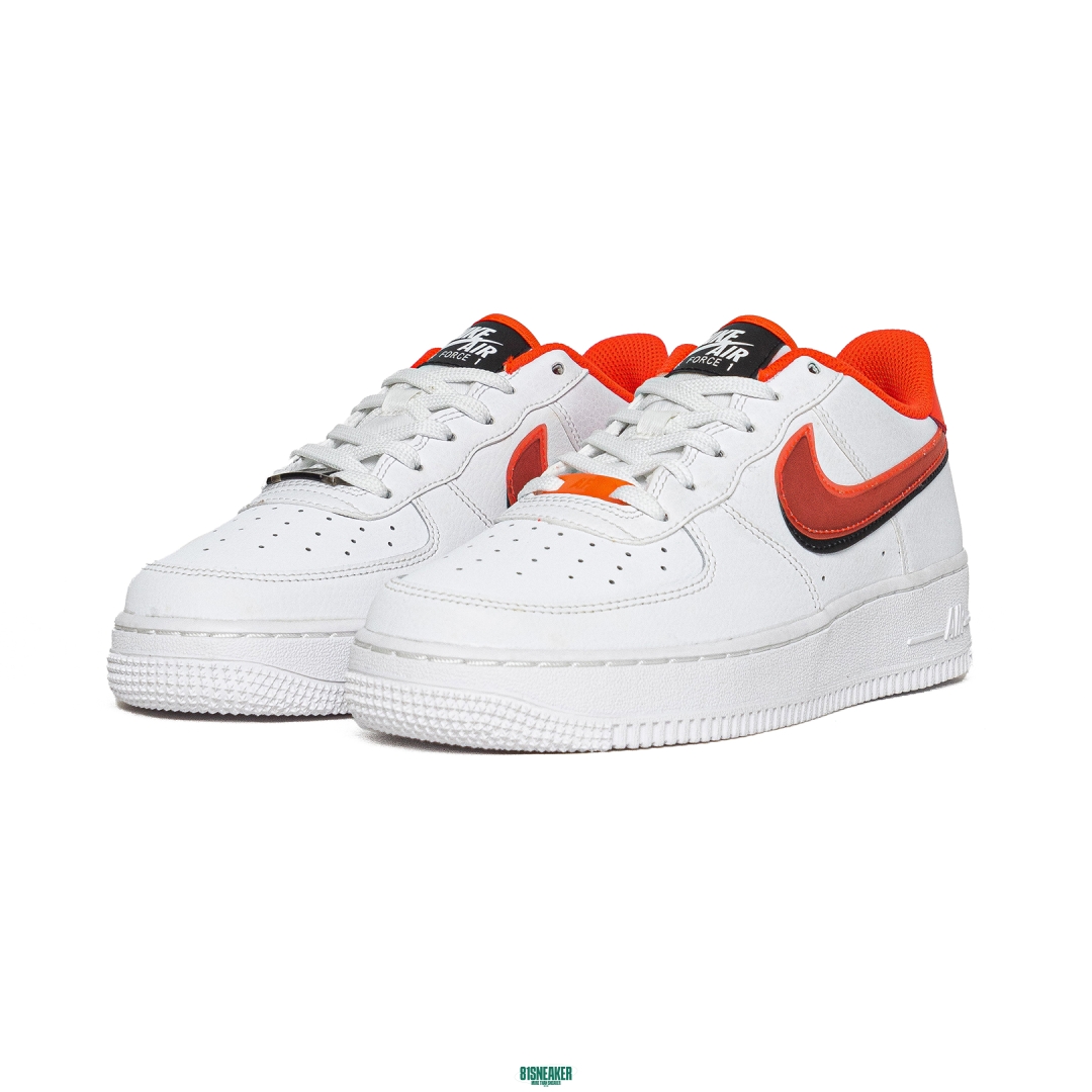 Nike Air Force 1 LV8 GS Double Swoosh Bright Crimson - CW1574-101