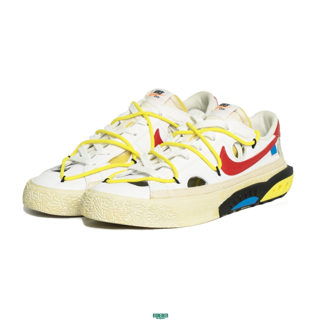 Nike Off White x Blazer Low White University Red DH7863-100