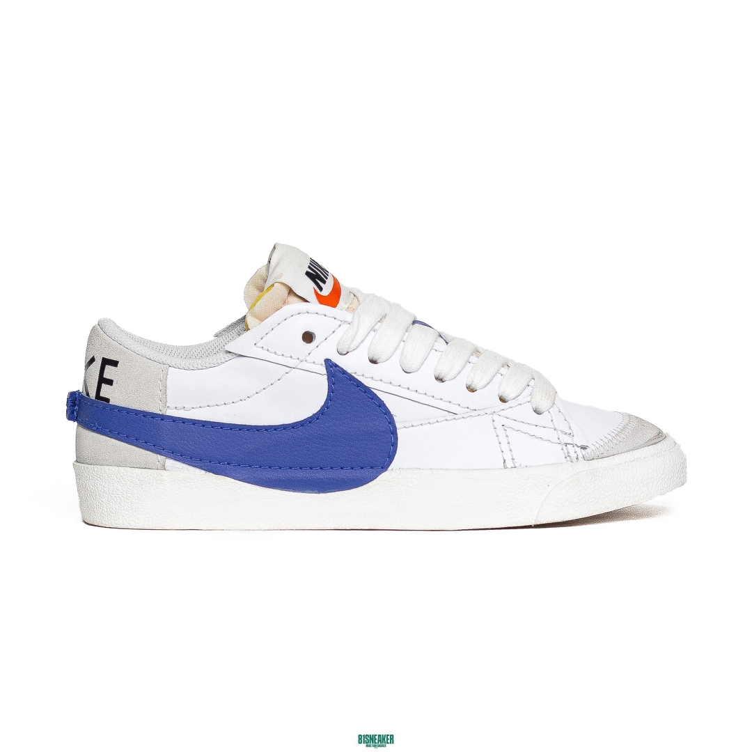 Nike Blazer Jumbo  Low 77 White Old Royal- DQ8768-100