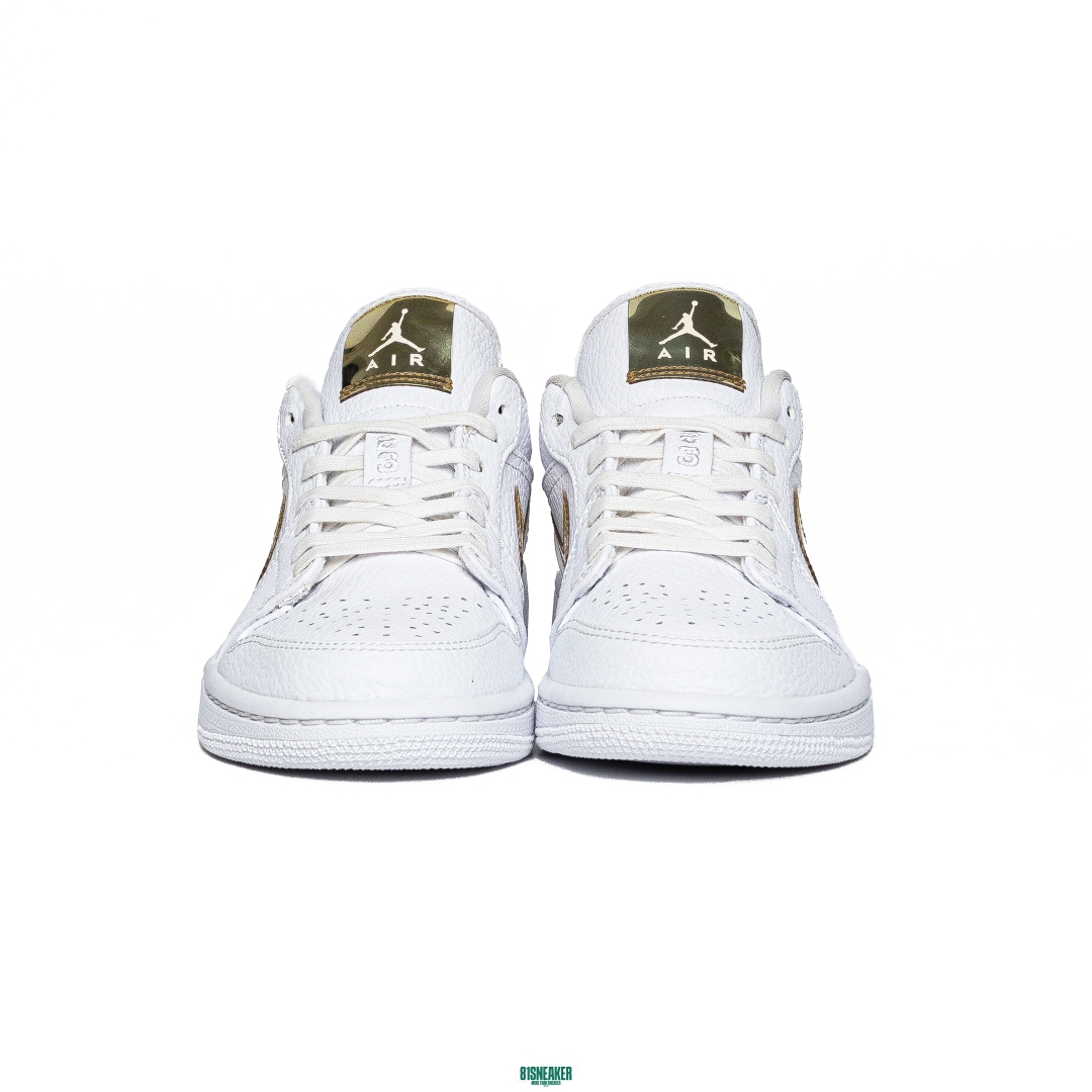 Nike Air Jordan 1 Low White Metallic Gold CZ4776-100