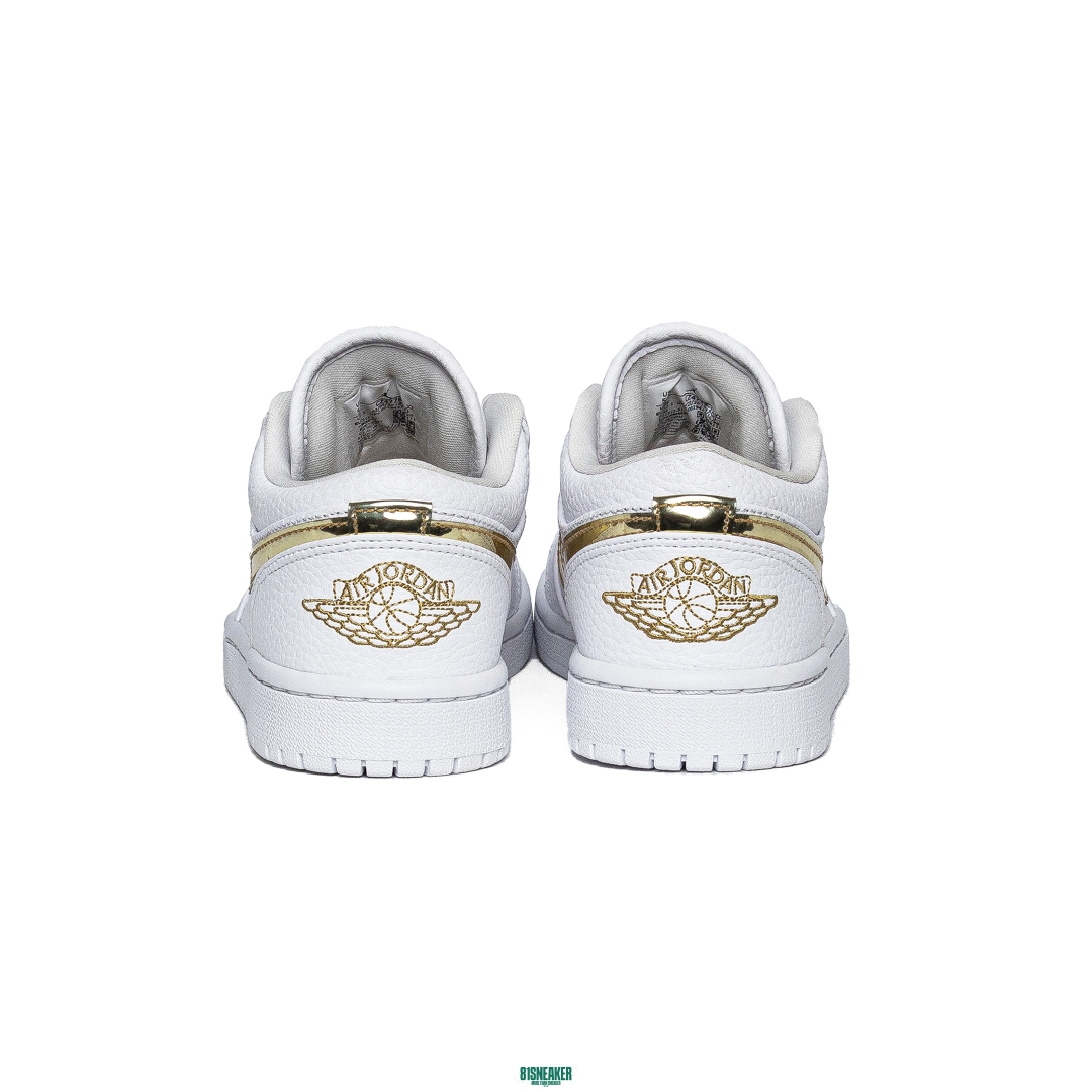 Nike Air Jordan 1 Low White Metallic Gold CZ4776-100