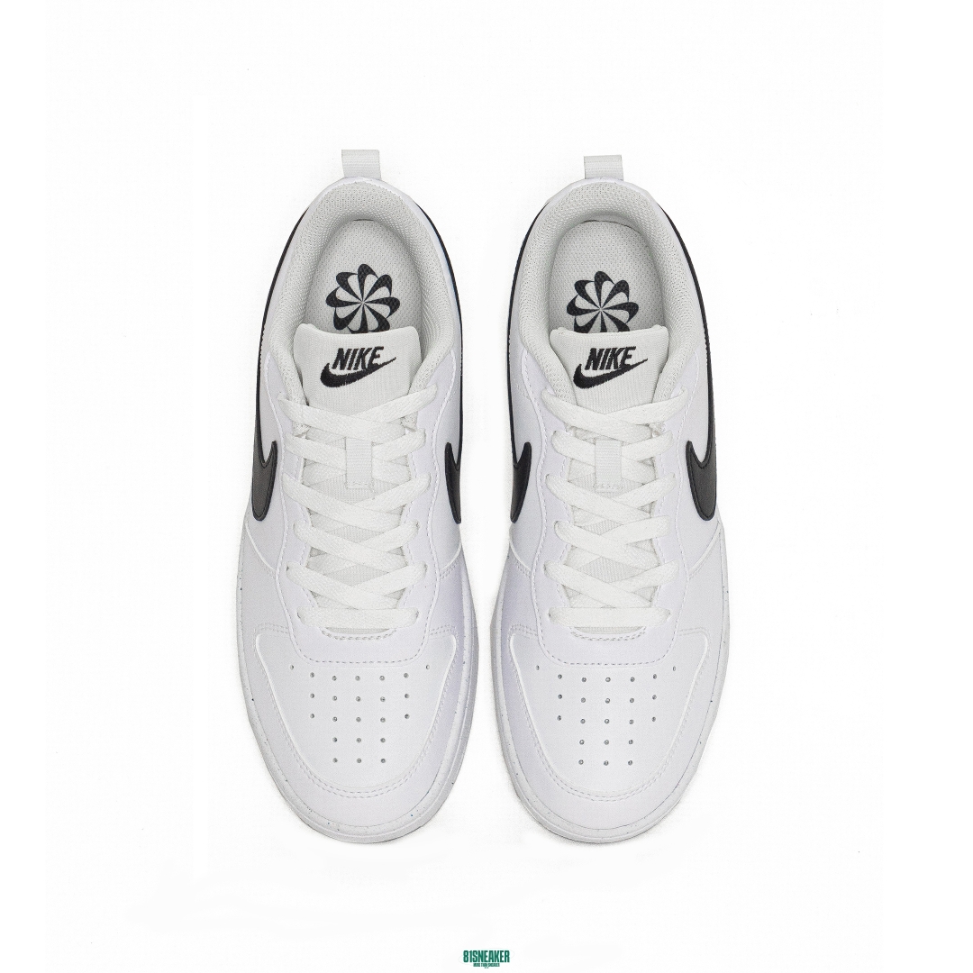 Nike Court Borough Low 2 White Black - BQ5448-104
