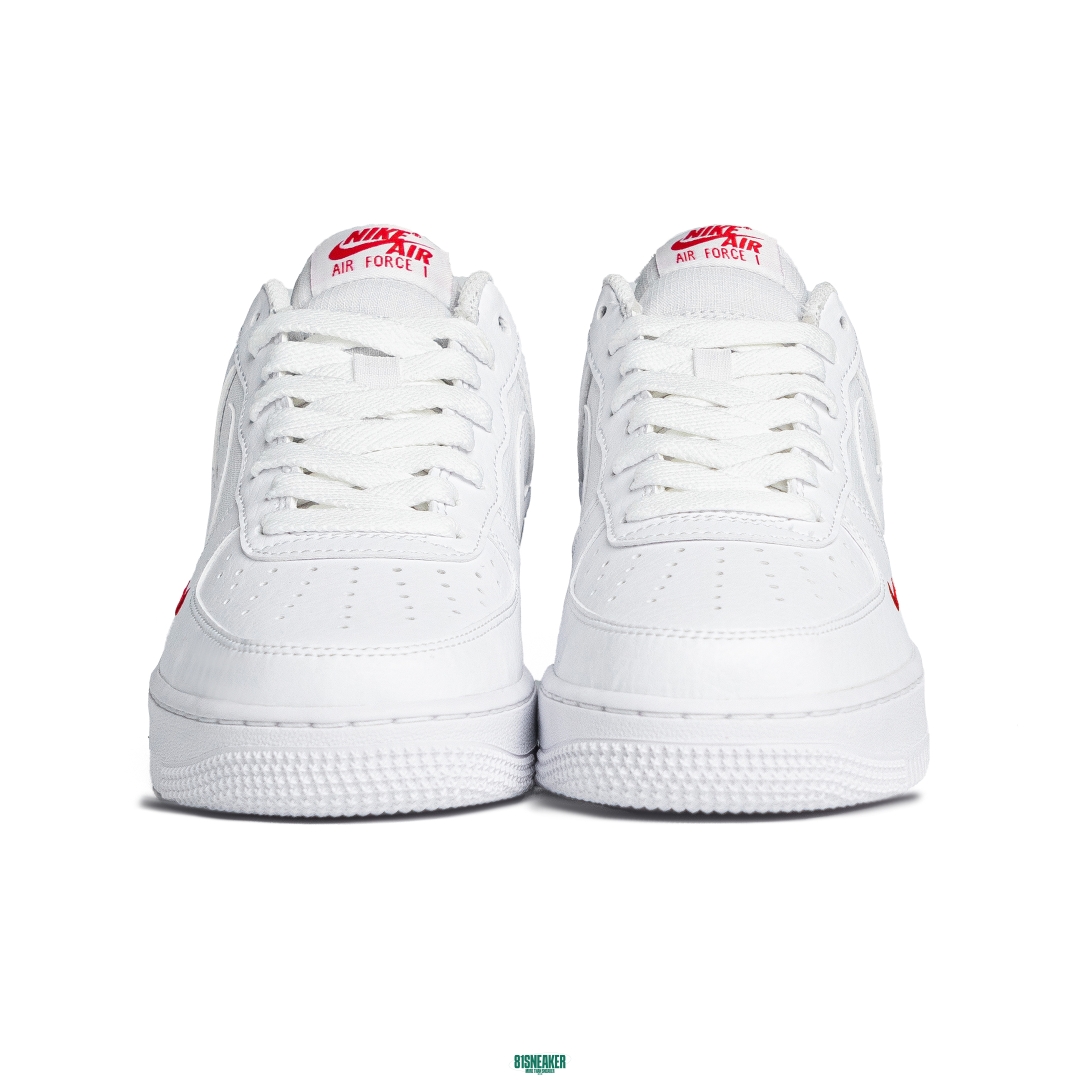 Af1 07 White University Red - FZ7187-100