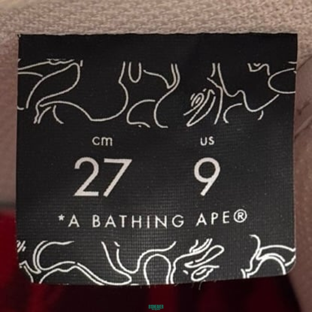 cs3245 - Bape Sta SK8 Low Top White Red DS FB - 9