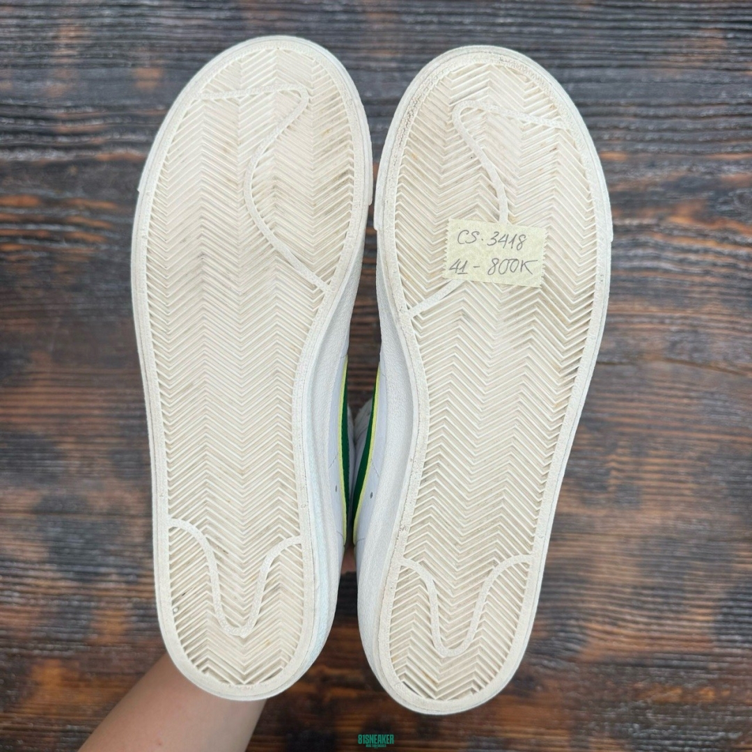cs3418 - Blazer Mid 77 White Green - 41