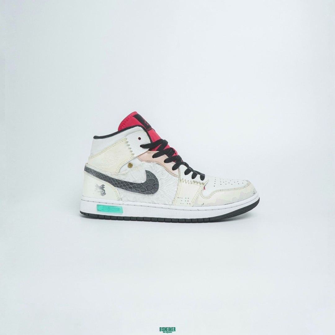 jd2744 - 1S Mid Bred Toe Cus - 43