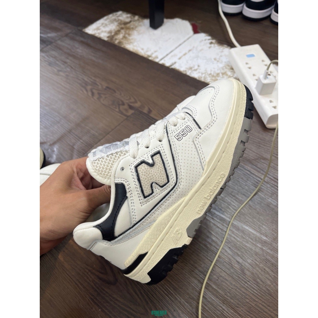 CS4057 - NEWBALANCE 550 CREAM BLACK FB - 36