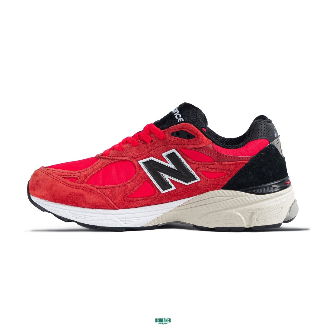 New Balance 990v3 Made In USA Red Suede - M990PL3