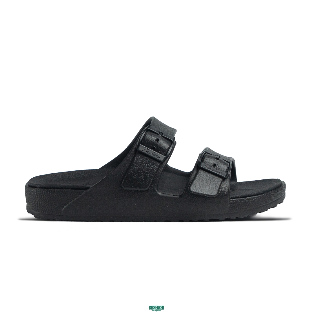 SKECHERS SLIDE BLACK 