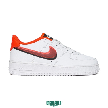 Nike Air Force 1 LV8 GS Double Swoosh Bright Crimson - CW1574-101