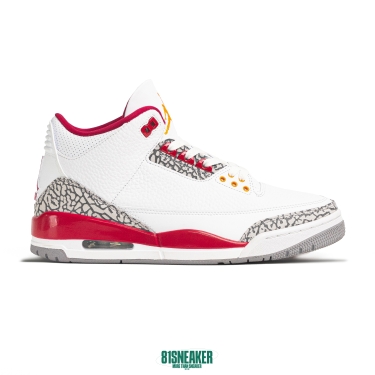 Nike Air Jordan 3 Retro Cardinal Red - 398614-126