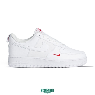 Af1 07 White University Red - FZ7187-100