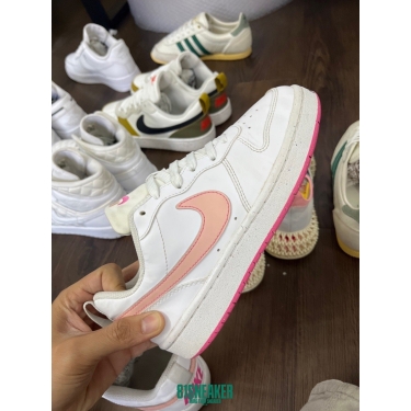 CS4034 - NIKE COURT BOROUGH WHITE PINK - 36,5