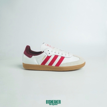 CS4165 - ADIDAS SAMBA WHITE BETTER SCARLET DS FB - 40