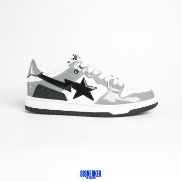 T526CS48 - BAPE SK8 STA BLACK WHITE GREY DS FB - 9