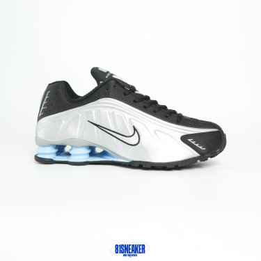 T526CS109 - NIKE SHOX R4 SILVER BLUE DS FB - 42