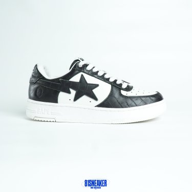 T826CS13 - BAPE STA BLACK WHITE - 8.5