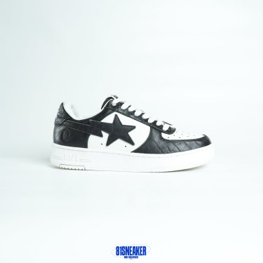 T826CS13 - BAPE STA BLACK WHITE - 8.5