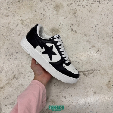 T826CS13 - BAPE STA BLACK WHITE - 8.5