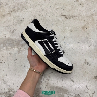 T826CS21 - AMIRI SKEL TOP LOW BLACK WHITE FB - 42