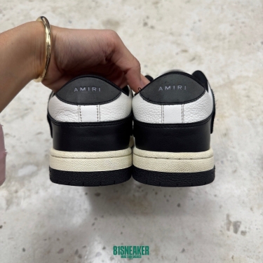 T826CS21 - AMIRI SKEL TOP LOW BLACK WHITE FB - 42