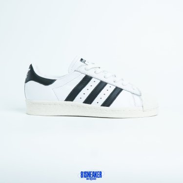 T826CS62 - ADIDAS SUPERSTAR 82 WHITE BLACK DS