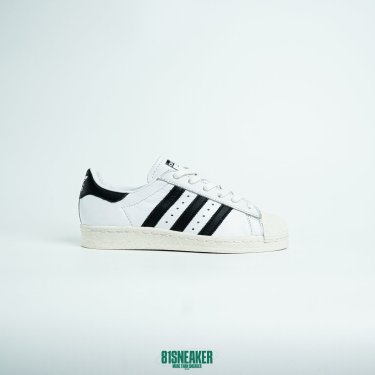 T826CS62 - ADIDAS SUPERSTAR 82 WHITE BLACK DS
