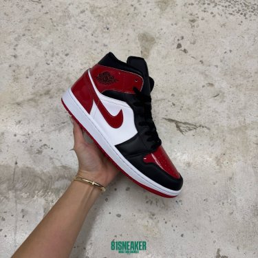 T826JD17 - 1S MID PATENT BRED TOE FB - 43