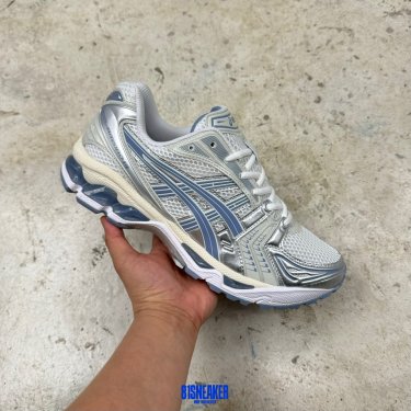 T926CS3 - ASICS KAYANO 14 WHITE LIGHT NAVY LN FB - 42