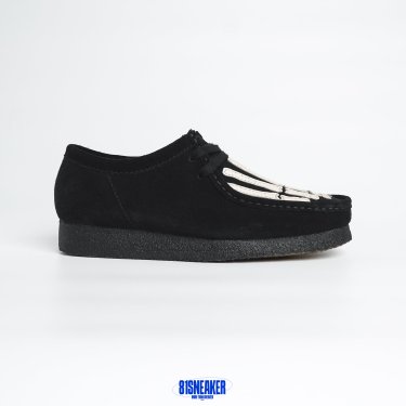 T926CS173 - CLARKS WALLABEE BLACK SUADE CUSTOM FB - 42